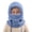 Blue, variant on Toddler Sun Hat Alternative Winter Balaclava Ski Mask – Thickened Earflap Neck Warmer Integrated Windproof Pullover Cap, Outdoor Sport Essentials for Cycling & Snow Play