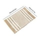 thumbnail image 3 of Alfombra de baño de chenilla: alfombra absorbente absorbente súper suave | Esterilla de baño lavable a máquina Azul marino caqui gris oscuro | 16x24 pulgadas de microfibra de peluche | Soporte para, 3 of 6