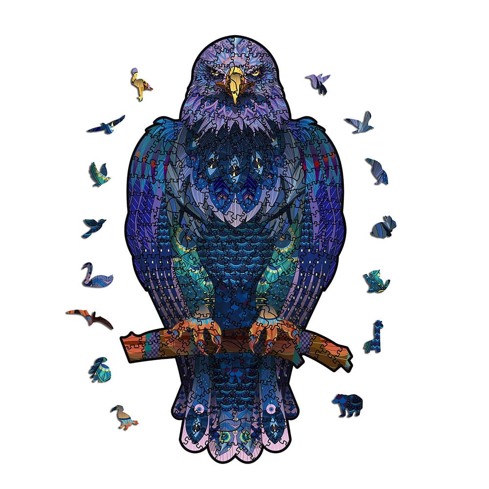 Adult Jigsaw Puzzle 2000 Pieces Owl Intelligence Education Learning Decompression Puzzle Fun Puzzle