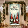 thumbnail image 6 of Lwlmwt Santa Christmas Door Cover 35x71 Inch, Merry Entryway Decor for Winter Festivities, Seasonal Party Background, Front Porch Display and Christmas Decoration, 6 of 7