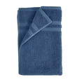 thumbnail image 3 of Mainstays Performance Cotton 2-Piece Bath Sheet Set, Oversized Super Soft Quick Dry Fade Resistant, Solid Navy, 3 of 6