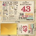 thumbnail image 2 of Tarjeta de cumpleaños FOBELEC de 43 cumpleaños para mujeres y hombres con sobre, 2 of 7