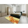 thumbnail image 5 of Ahgly Company Machine Washable Indoor Rectangle Transitional Neon Orange Area Rugs, 2' x 3', 5 of 7