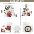 thumbnail image 4 of Clocks and Mushroom Desk Lamp 3 Color Modes LED Table Lamp Nightstand Reading Light for Bedroom Living Room, 4 of 8