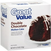 Great Value Double Chocolate Molten Cake