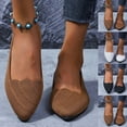 thumbnail image 6 of Purcolt Women's Knit Ballet Flats Comfortable Stretchy Pointed Toe Slip-On Loafer Shoes Dressy Casual Office Work Walking Flats, 6 of 7