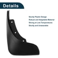 thumbnail image 4 of Guardabarros de salpicaduras únicos para Volkswagen Polo (Hatchback/Sedán) 2004-2010 con accesorios de montaje, guardabarros delanteros y traseros, 1 juego, 4 of 6