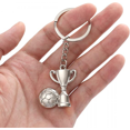 thumbnail image 4 of Silver Football Boot and Trophy Keyring - WORLD CUP Football Accessory - World Cup Souvenir Christmas Birthday Gift Key Chain, 4 of 6