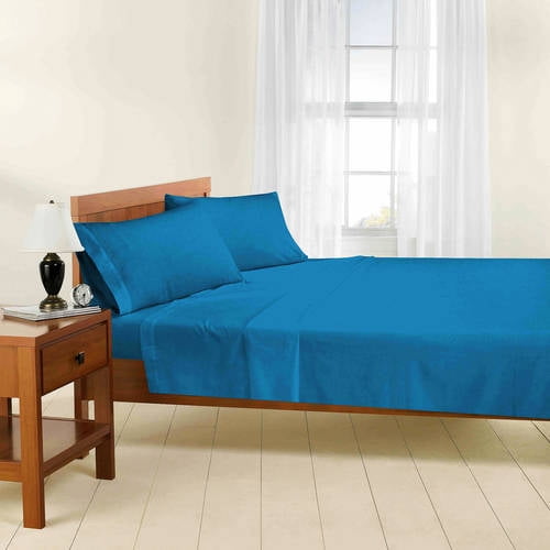 Mainstays Ms Jersey Sheet Set Aqua Twinxl