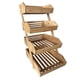 thumbnail image 4 of Cesta de frutas de 3 niveles, soporte para almacenar verduras, frutero, organizador de cocina para fiestas, tiendas, mostradores, bufés y condimentos, 4 of 9