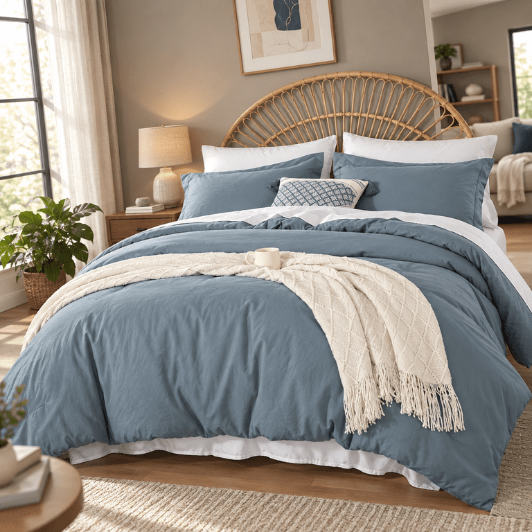 Forter Set With Sheets - 5 Pieces Bed In A Bag - Walmart.com
