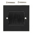 thumbnail image 2 of ABS Material Cable Wall Plate Wall Plate, Black White Brush Wall Plate, For Home Bedroom Family Living Room, 2 of 8