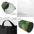 thumbnail image 2 of Daiia Tree Frog Sitting On Sunflowes Round Laundry Basket with Handles Thickened Waterproof Circular hamper,Dirty Clothes Storage Basket for Bedroom,Bathroom,College Dorm-Medium, 2 of 6