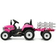 thumbnail image 2 of Patiojoy Kids Ride on Tractor with Trailer Battery Powered Large Capacity with Remote Control, 2 of 7