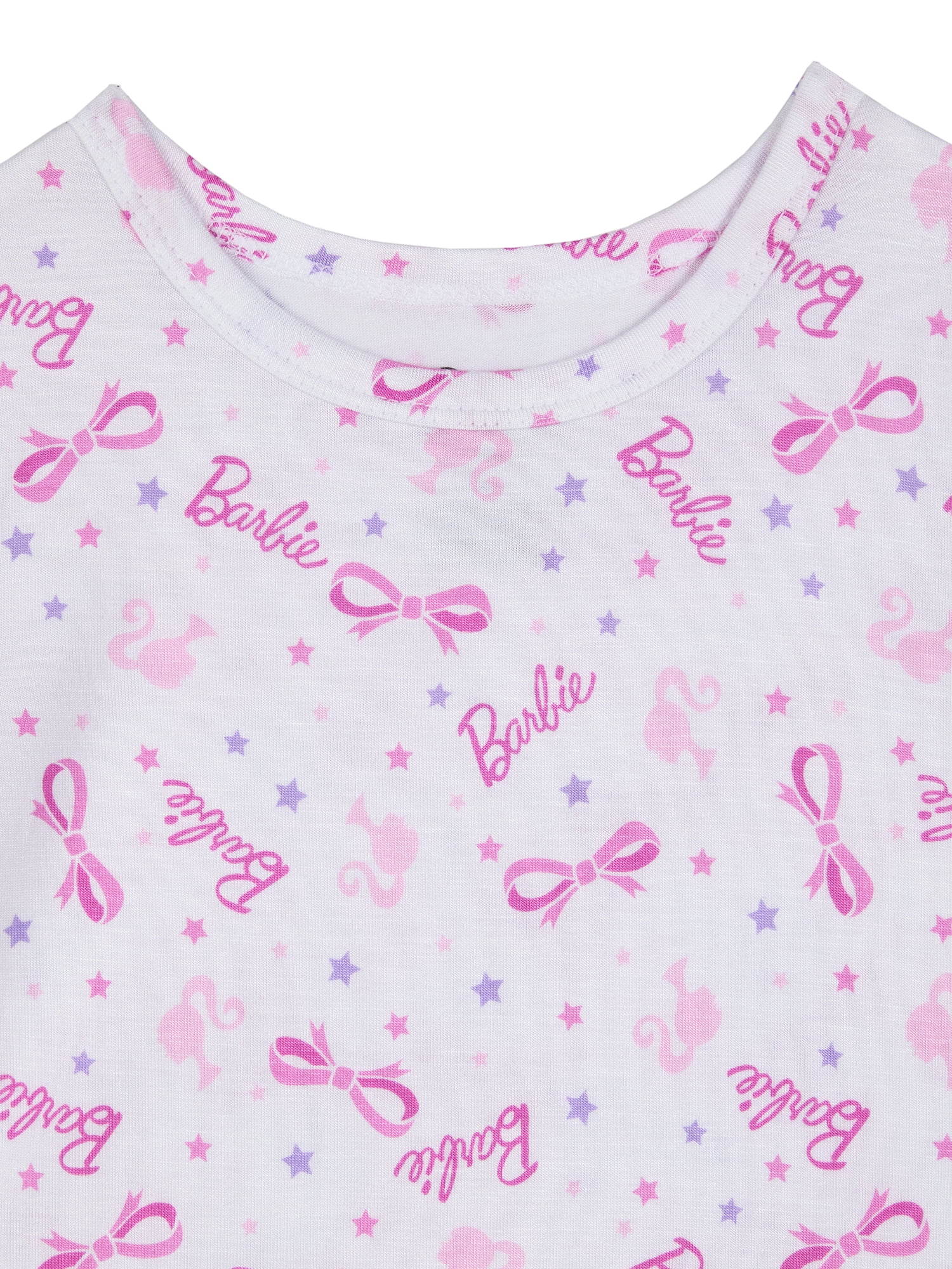 Barbie Toddler Viscose Unisex 2-Piece Pajama Set, Sizes 12M-5T