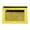 Yellow, variant on FAMTKT Three-hole Pencil Case Zipper Transparent PVC Document Storage Bag Detachable Folder Large Capacity Pencil Case 9.8x7.1in