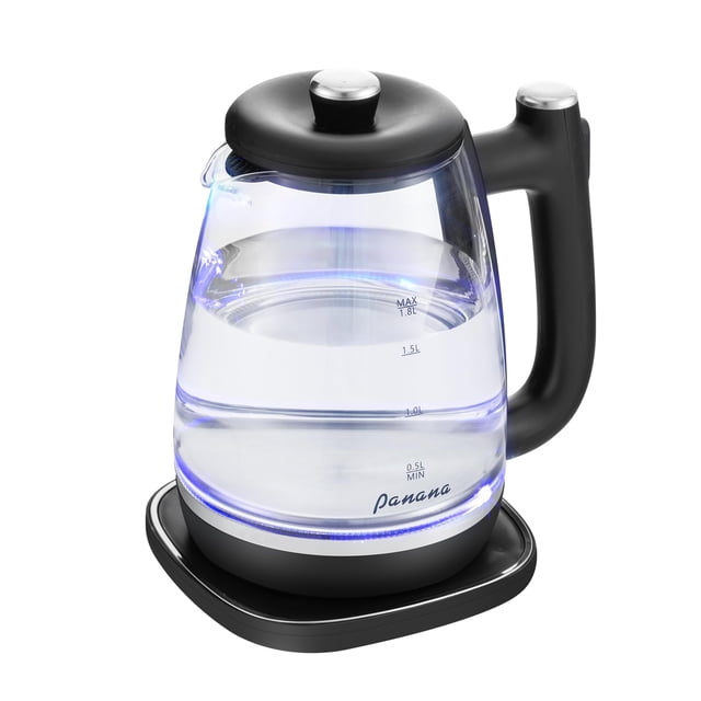 Hervidor eléctrico Panana 1.8L 1200W con tapa extraíble de acero inoxidable