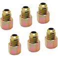 thumbnail image 1 of Connecteur de Gaz Raccord en Acier pour Grill, Foyer U3 3/8"FlareX3/8"FIP 6 Pcs, 1 of 3