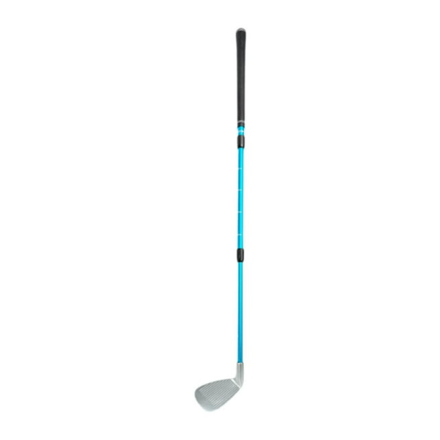 Golf Wedge Golf Chipper Club Equipo de regalo de golfista retráctil portátil con club de práctica de chippes a escala Longitud ajustable Azul