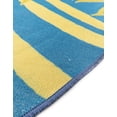 thumbnail image 5 of Jill Zarin Caribbean Outdoor Collection Area Rug - Grenada (2' x 3' 1" Oval Blue/Yellow), 5 of 6