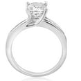 thumbnail image 2 of Pompeii 2 5/8ct Princess Cut Diamond Engagement Ring 14K White Gold (G/H,I1), 2 of 4