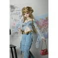 thumbnail image 2 of 1/4 BJD Doll Kikyou D FullSet Y2K Street Fashion Busty Body Carnival Complete Outfit with Wig Shoes Ball Jointed Doll, 2 of 8