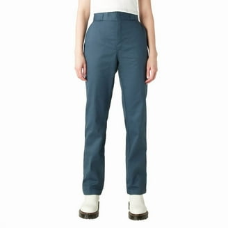 Dickies Womens Relaxed Fit Twill Wide Leg Work Pants - Walmart.com