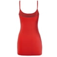 thumbnail image 2 of A2Y Women's Seamless Adjustable Basic Strap Camisole Ruby SM, 2 of 5