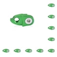 thumbnail image 3 of Greeniant Patilla de cambio trasera para bicicleta, extensor de aleación de aluminio, accesorios de hardware de gancho trasero de servicio pesado, verde Type1 NO1 Greeniant CBP235399, 3 of 6