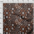 thumbnail image 2 of oneOone Cotton Poplin Fabric Block & Geometric Ikat Decor Fabric Printed BTY 56 Inch Wide, 2 of 4
