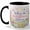 Black, variant on Colorful Wildflower Coffee Mug, Bloom Quote Mug, Spring Garden Birthday Christmas Gift for Women, Floral Meadow Butterfly Mountain Art, 11 oz White Ceramic Coffee Cup