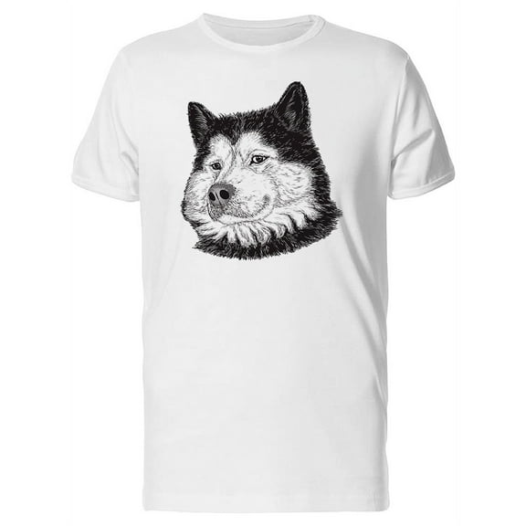 Adult Dog Head In B&W, Male Medium