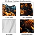 thumbnail image 4 of luoweisi Men's Beach Shorts Quick Dry Swim Trunks with Mesh Lining Halloween Pumpkin L, 4 of 5