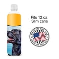 thumbnail image 4 of Carolines Treasures 7389MUK Black Labrador Retriever Ultra Hugger for slim cans Slim Can multicolor, 4 of 6