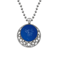 thumbnail image 1 of Star Universe Taurus Constellation Pattern Necklaces Pendant Retro Moon Stars Jewelry, 1 of 3