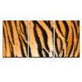 thumbnail image 2 of wall26 - 3 Piece Canvas Wall Art - Texture of Real Tiger Skin Fur - Modern Home Art Stretched and Framed Ready to Hang - 16"x24"x3 Panels, 2 of 4