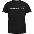 thumbnail image 1 of Graduation - Don't Look So Surprised Black Adult T-Shirt, 1 of 1