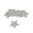 Silver, variant on YAHHU Hanging Stars Decoration for Weddings Parties Children's Rooms Mosquito Nets Wall Window Gold, 5.5 inches / 14 cm