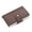 Coffee, variant on RFID Blocking Pop-Up Card Holder Wallet - Slim Aluminum Case with PU Leather, Auto-Eject Cards, 7 Slots for Men Women