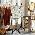 thumbnail image 7 of SereneLife Female Adjustable Mannequin, Hanging Fashion Torso Display Form Mannequin with Hook, 7 of 7