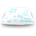 thumbnail image 4 of Thanksgiving Day Design Velvet Plush Throw Pillow Cushion Case Cover - 18" x 18" - Invisible Zipper Home Decor Floral for Couch Sofa No Insert, 4 of 5