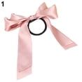 thumbnail image 3 of Grofry Hair Band Sweet Women Fashion Satin Ribbon Bow Hair Band Rope Scrunchie Ponytail Holder, 3 of 6