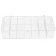 thumbnail image 3 of HLONK Clear Plastic Tea Bag Holder 7 Grid Storage Container Box, 3 of 7