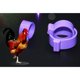 thumbnail image 4 of 100pcs Clip de Plástico en Anillos de piezarna Etiqueta de piezaza para Pollo Aves Pequeñas Gallo 2.0cm púrpura Yotijar Pinzas de anillo de aves numeradas, 4 of 10