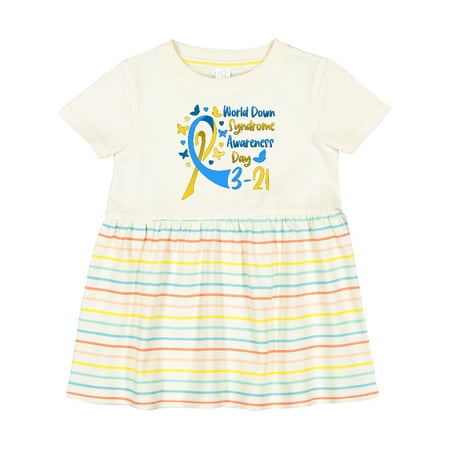 

Inktastic World Down Syndrome Awareness Day- 3-21 Girls Baby Dress