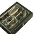 thumbnail image 1 of Coofit Sunglasses Tray Case 8 Slots Dainty Eyeglasses Display Box Eyewear Organizer Box, 1 of 10