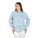 thumbnail image 1 of Camisa de mezclilla Roman Fashion Talla Extra 018 azul claro 38, 1 of 6