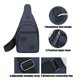 thumbnail image 4 of Mochila para Hombres Bolsa de Pecho Mochila Pequeña para Hombres Nueva Moda Casual de Gran Capacidad Paño Impermeable Bolsa de Hombro Bolsa de Cuerpo Transversal Bolsa Impermeable para Hombres, 4 of 6