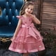 thumbnail image 4 of Ropa para niños, falda de princesa para niñas, vestido de actuación para niños, falda tutú con lazo grande y pastel, 4 of 6