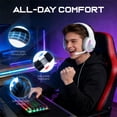 thumbnail image 6 of MARVO H8618 USB 2.0 RGB Gaming Headphones - Fabric Headband & Earpads, 50mm Speakers, Omnidirectional Mic, in-Line Control, 6.56ft Braided Cable for PC Gamers/Online Competitive Gaming/Desktop Setup, 6 of 7